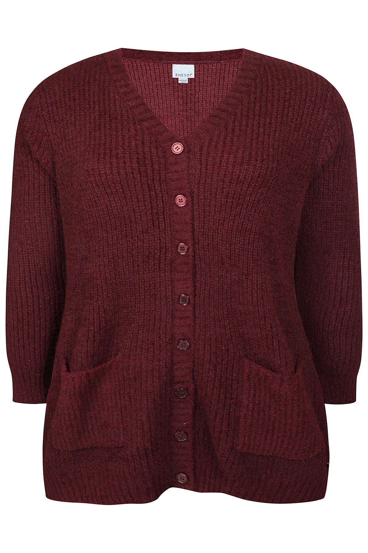 Zhenzi vest 200999 Drot Maroon