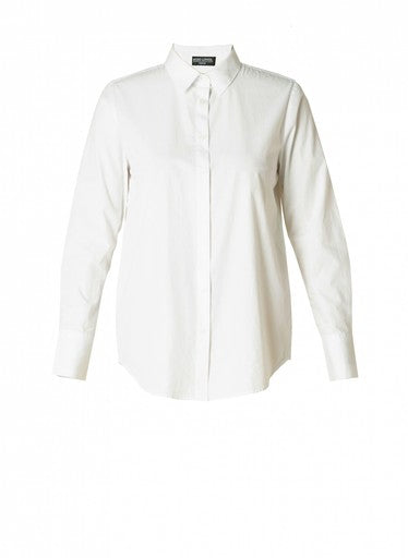 Base Level Curvy blouse wit, detailfoto