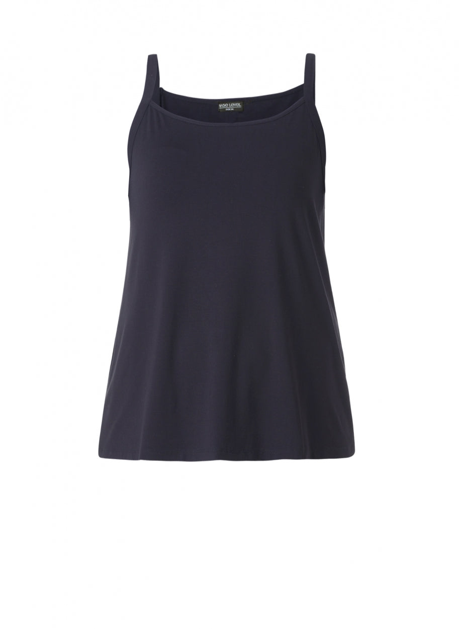 Base Level Curvy topje met verstelbare bandjes 7000003 Alexa Blauw