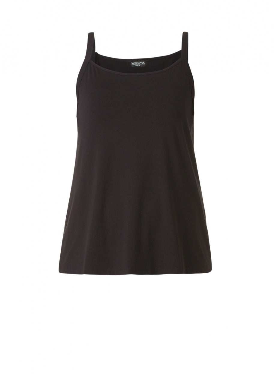 Base Level Curvy topje met verstelbare bandjes 7000003 Alexa Zwart