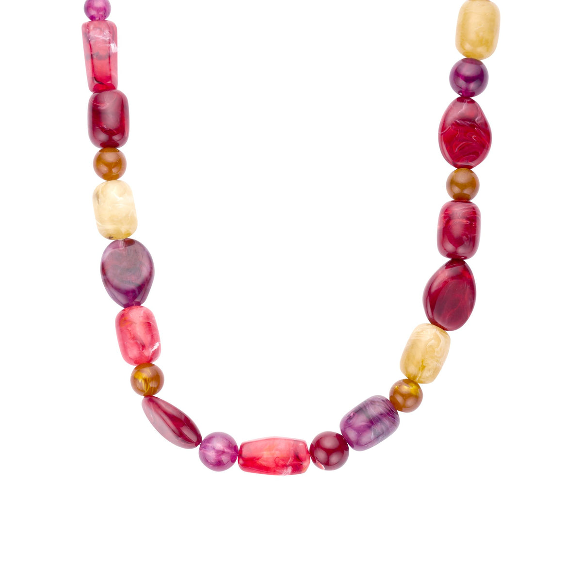 Biba ketting multicolor, 42 cm