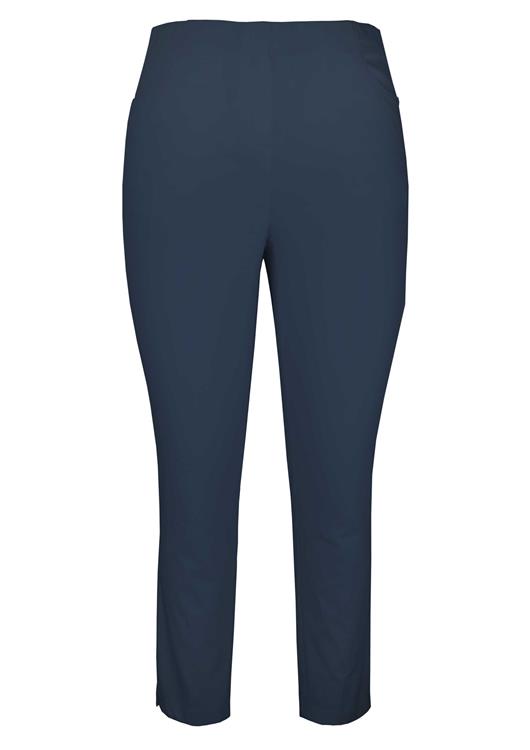 Broek 7/8 met splitje 979692 02 Blauw
