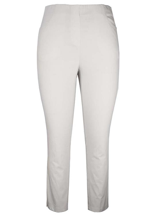 Broek 7/8 met splitje 979692 09 Wit