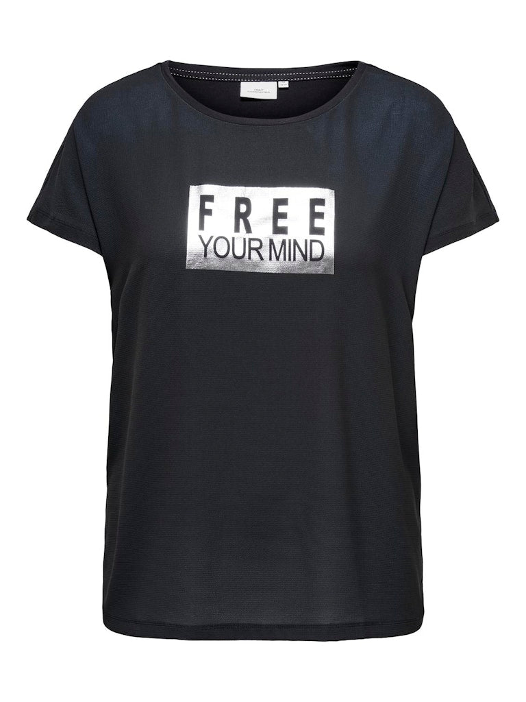 CARVIGGA S/S AOP TEE JRS 15333662 foil