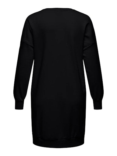 CARXMAS LIFE LS O-NECK DRESS SWT 15330324 Black