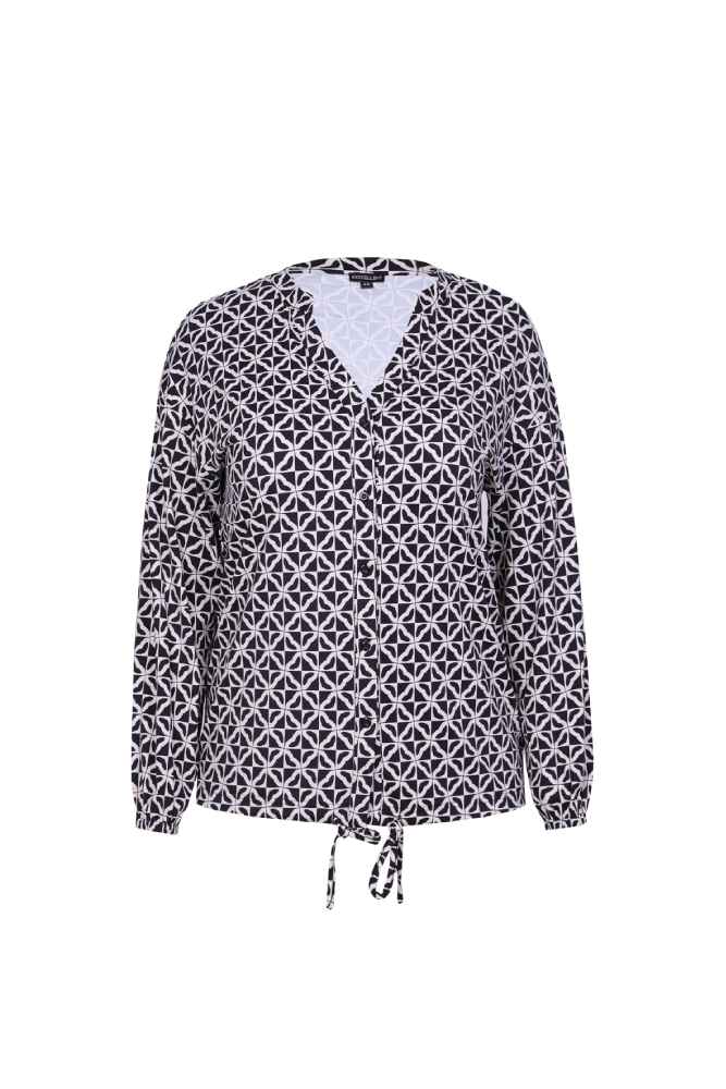 Exxcellent blouse 25NZE16 Tori zwart / beige