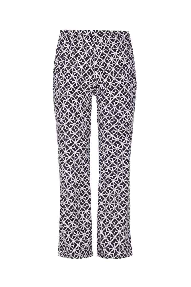 Exxcellent broek 25NZE18 Trisha zwart / beige