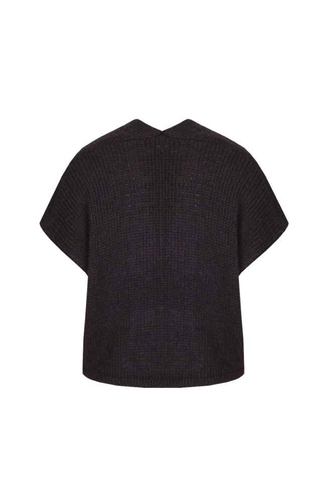 Exxcellent gebreid gilet 25NLE01 Halle bruin