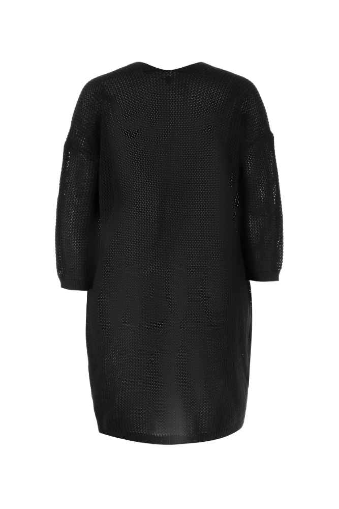 Exxcellent opengewerkt vest 25ZJE03 Zwart