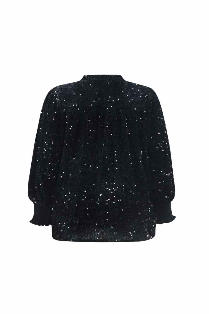 Exxcellent shirt 25WOE19 Isolde Zwart
