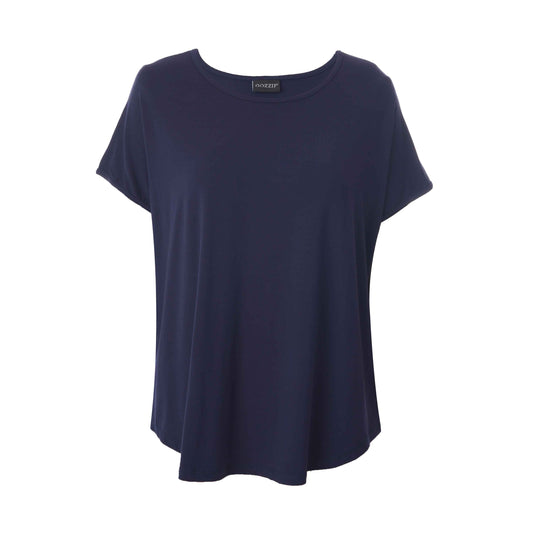 Gozzip shirt met aangeknipte mouw G9905 73 navy
