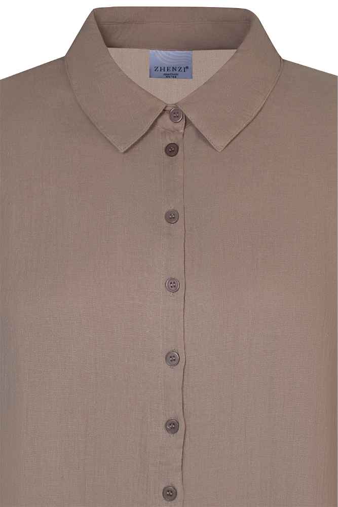 Zhenzi blouse 200770 Taupe