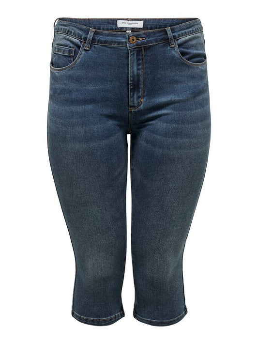 Jeans driekwart skinny 15205944 med.blue denim