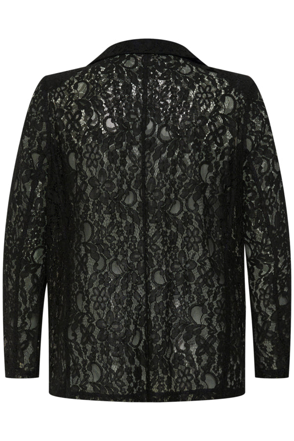 KClorani Lace blazer 10583218 Zwart