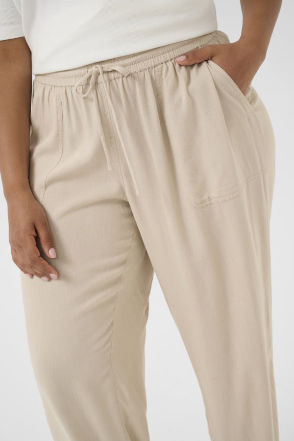 Kaffe Curve broek 10582220 Beige