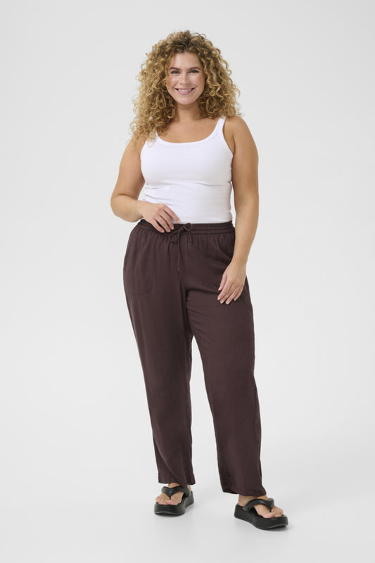 Kaffe Curve broek 10582220 Fudge
