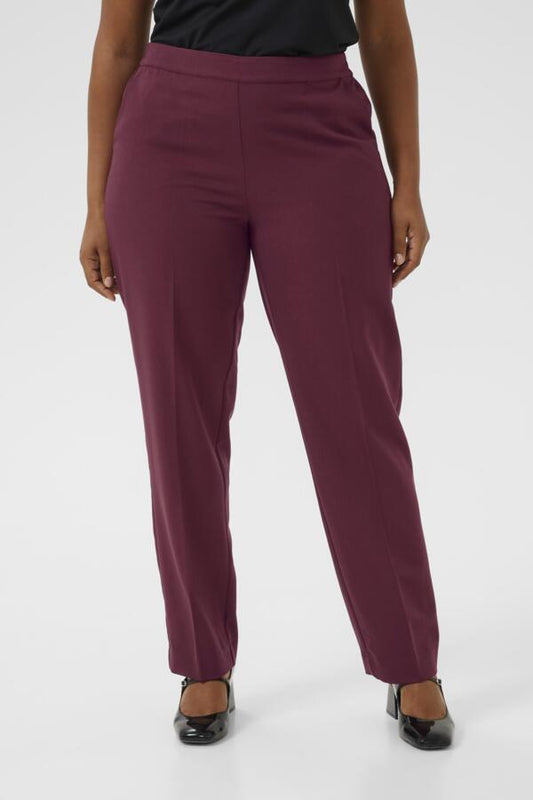 Kaffe Curve broek 10581088 KCsakira Bordeaux