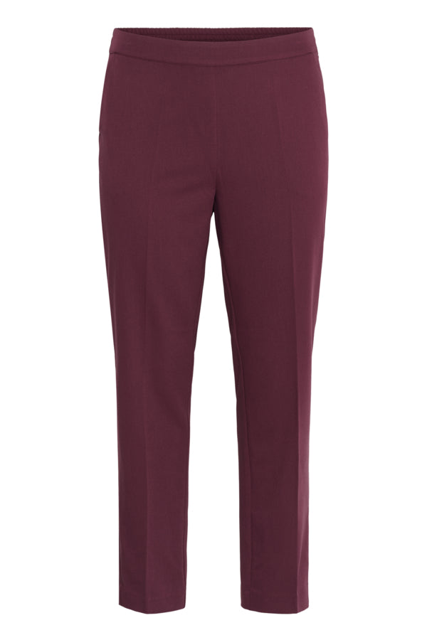 Kaffe Curve broek 10581088 KCsakira Bordeaux