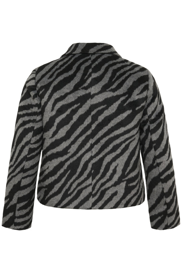 Kaffe Curve jack met print 10583492 KCtori Grijs