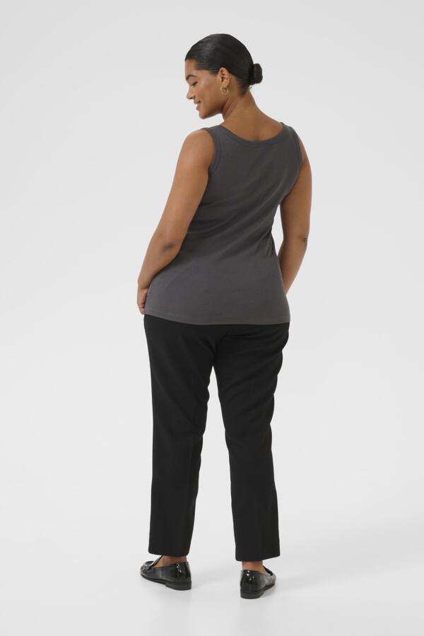 Kaffe Curve top met glitterdetails 10583638 Zwart