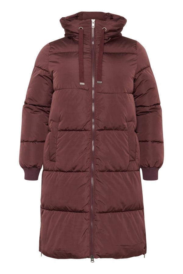 Kaffe Curve winterjas 10583496 KCniki Fudge