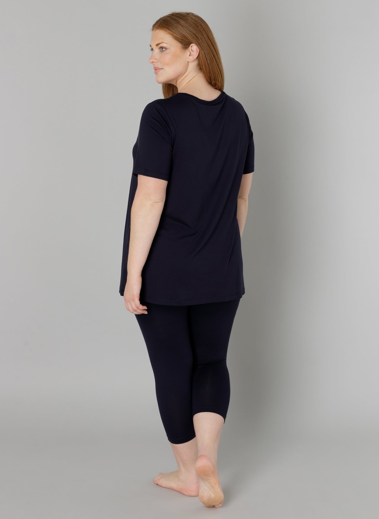 Legging kortere lengte Audrey Blauw