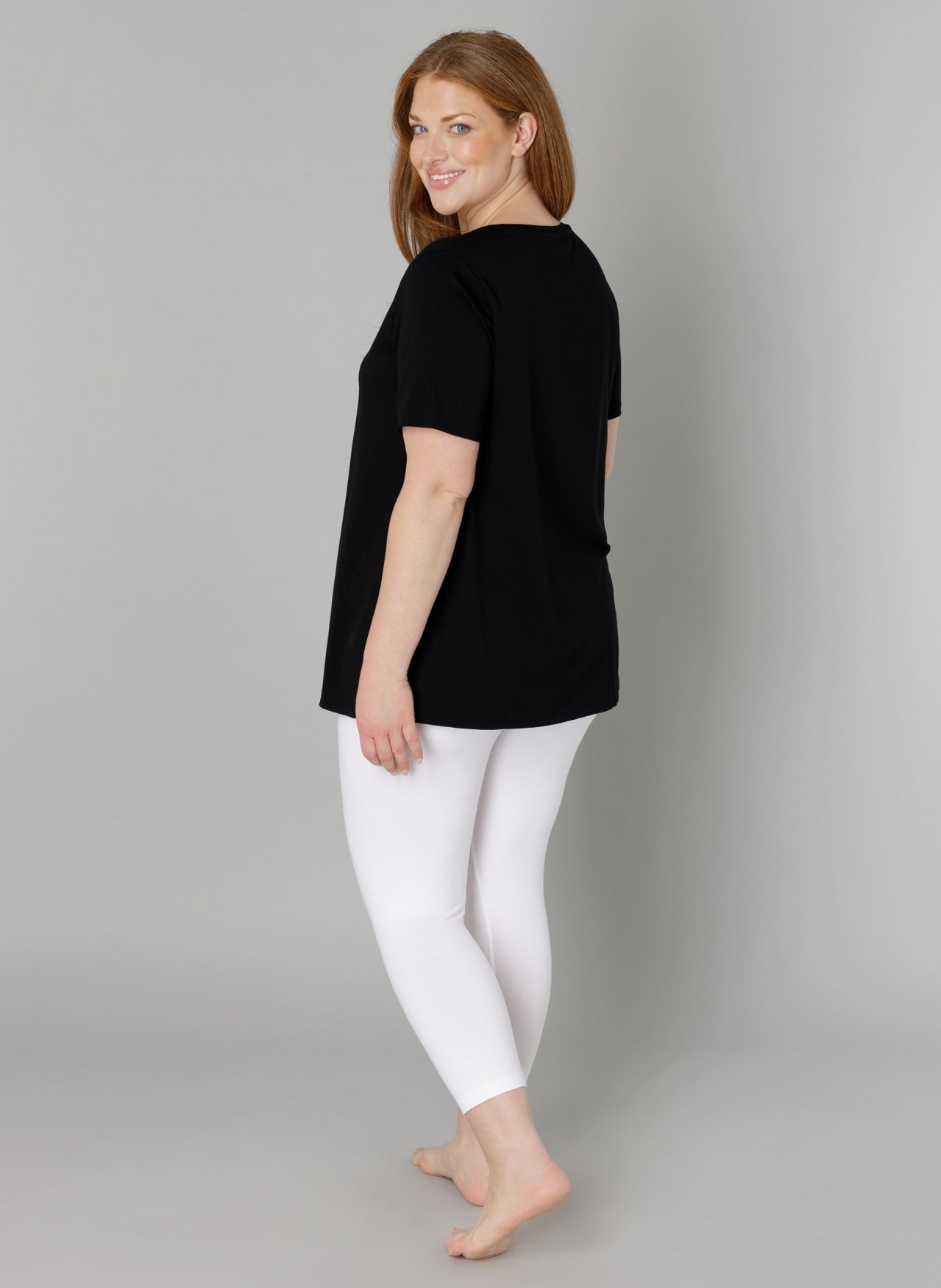 Legging kortere lengte Audrey Wit
