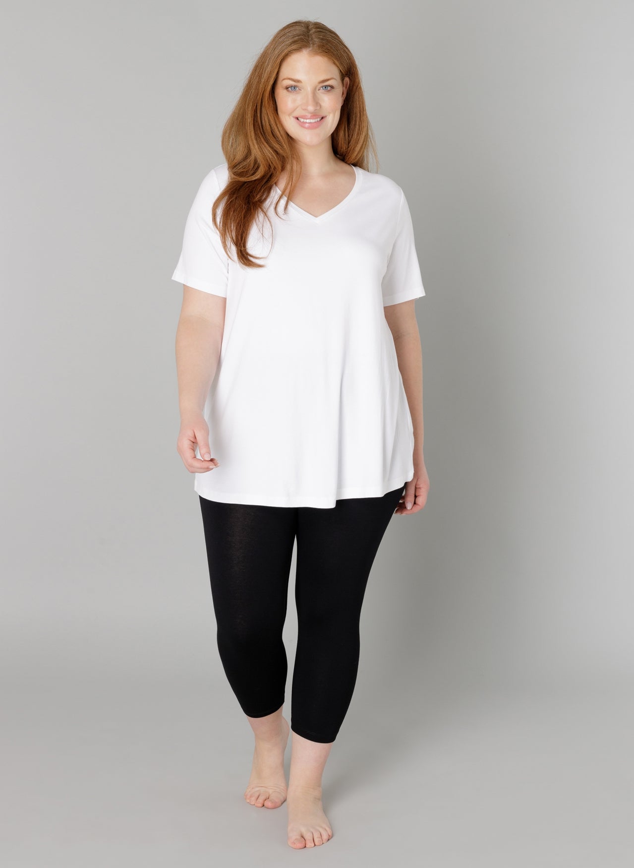 Legging kortere lengte Audrey Zwart