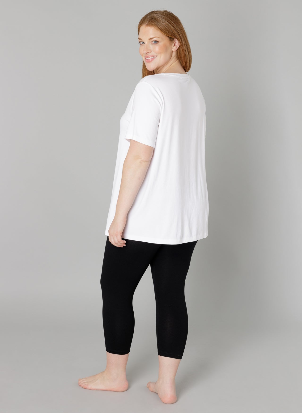 Legging kortere lengte Audrey Zwart