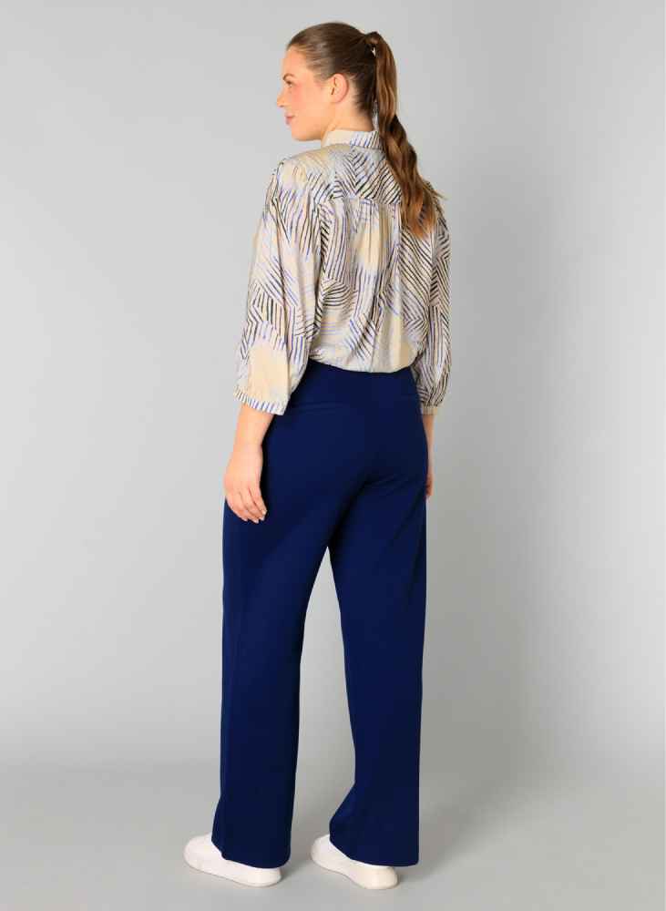 Nadeche broek 32 inch (A005130) donkerblauw