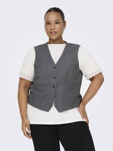 Only Carmakoma gilet 15353367 CARIRIS-HATTIE Grey