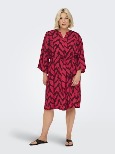 Only Carmakoma jurk 15355713 CARBERIET Rood