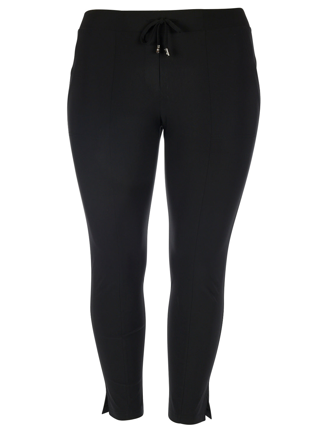 Only-M Pantalon 7/8 met splitje SC STRONG SC.PAN.S.029DG Zwart