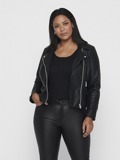 Only Carmakoma Biker jack Caremmy 15183380 Black