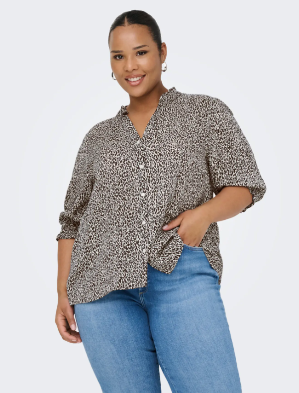 Only Carmakoma blouse 15358106 CARRAYA Leopard