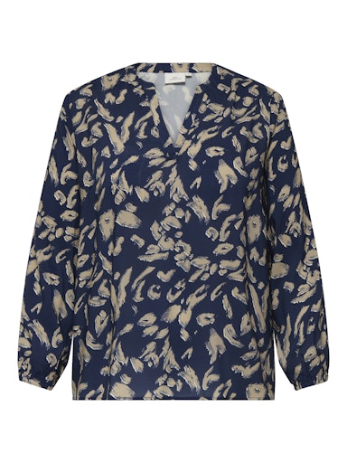 Only Carmakoma blouse 15358754 CARJYTTE Blauw