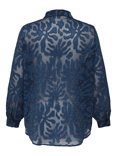 Only Carmakoma blouse 15358770 CARDIAMO Blauw