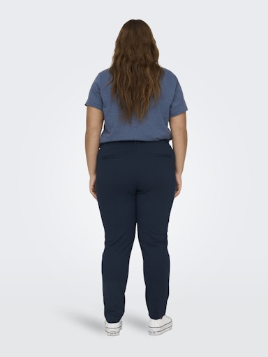 Only Carmakoma broek met elastische tailleband 15174938 CARGOLDTRASH Night Sky