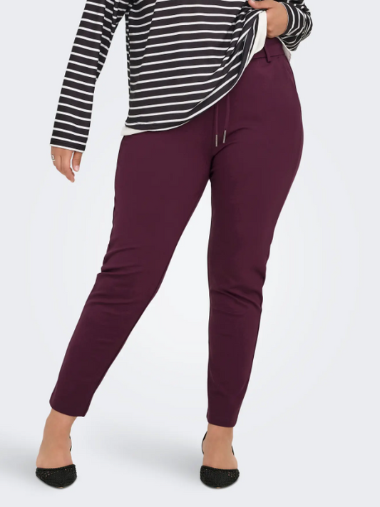 Only Carmakoma broek met elastische tailleband 15174938 CARGOLDTRASH Port