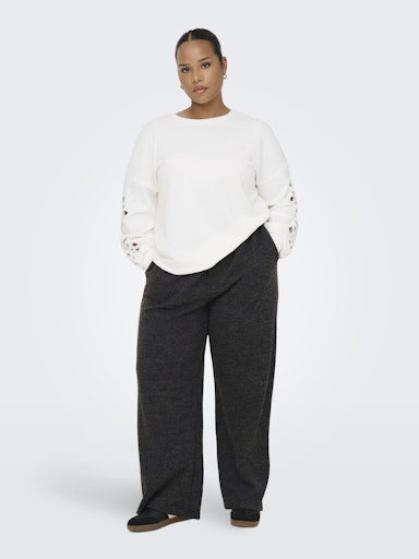 Only Carmakoma broek wijde pijpen 15362173 CARBIZZY Grey