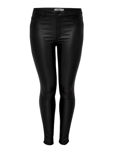 Only Carmakoma coated jeans 15174940 Carpunk Black