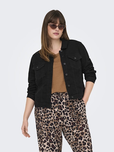 Only Carmakoma denim jack 15250858 CARWESPA Black