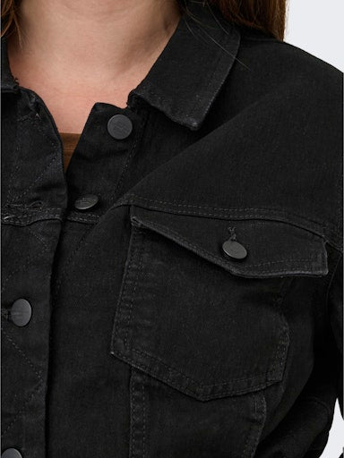 Only Carmakoma denim jack 15250858 CARWESPA Black