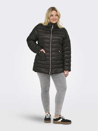 Only Carmakoma gewatteerde jas 15349913 CARVEGA Bruin