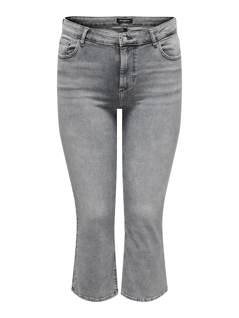 Only Carmakoma jeans cropped 15313801 CARWILLY Grey
