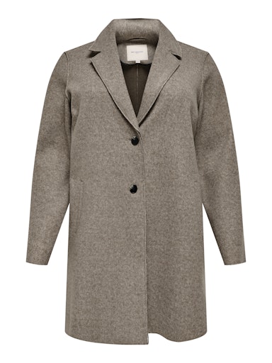 Only Carmakoma lange jas 15306709 CARNEW CARRIE Caribou