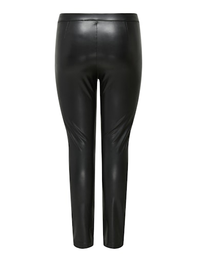 Only Carmakoma leerlook legging 15333723 CARJESSIE Zwart