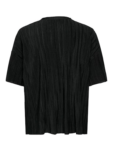 Only Carmakoma plisse top 15342188 CARRAVENNA Zwart