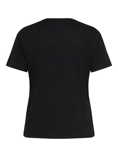 Only Carmakoma T-shirt Carkita Zwart, sfeerfoto