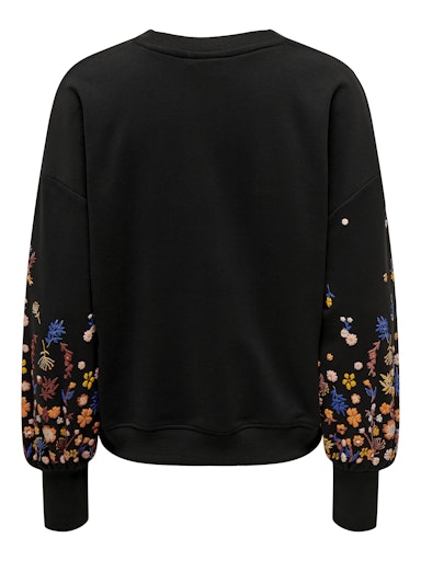 Only Carmakoma sweater met bloemenprint 15282247 CARBROOKE Zwart